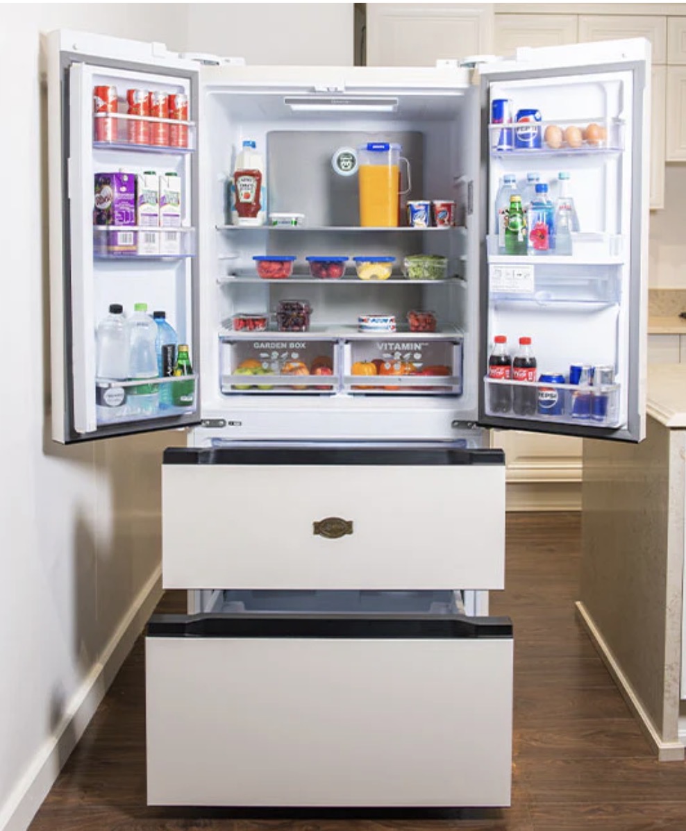 Empire French Door Fridge Freezer (Ivory) second view